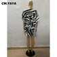 The Zaria Zebra Tie-Front Blouse from the Soft & Sophisticated at Lavishly Me