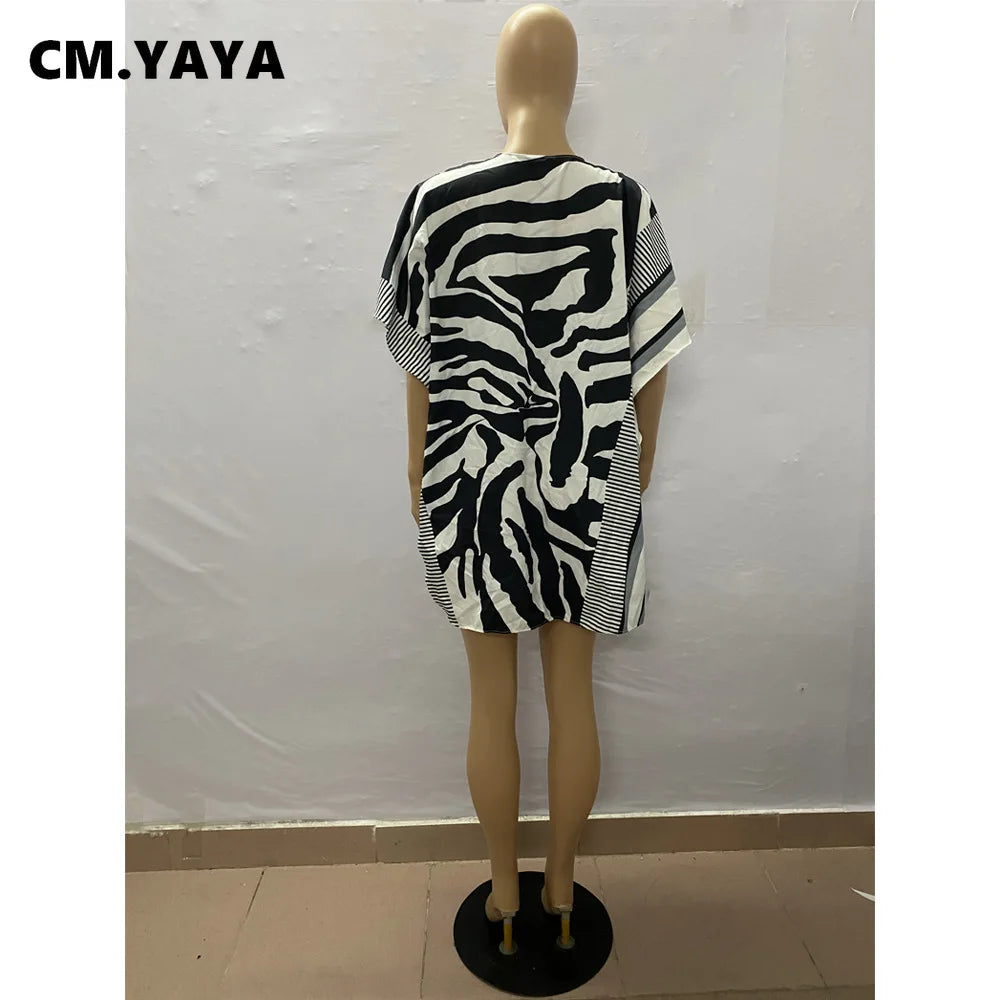 The Zaria Zebra Tie-Front Blouse from the Soft & Sophisticated at Lavishly Me