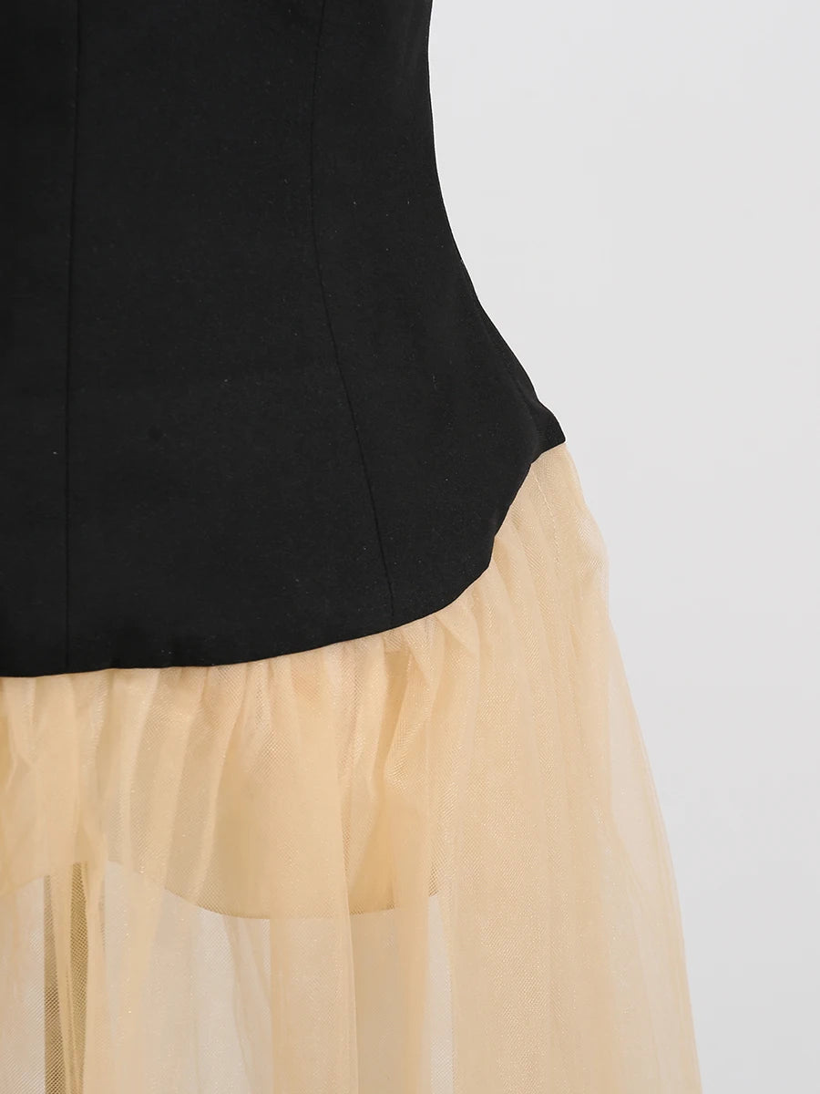 The Milan Sheer Longline Vest