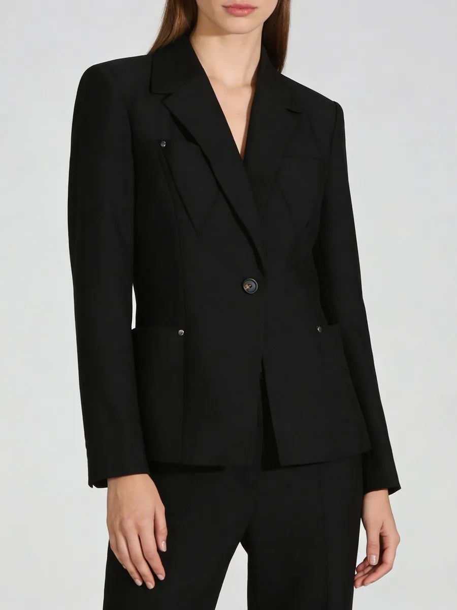 The Onyx Rivet Pocket Blazer from the After Dark at Lavishly Me