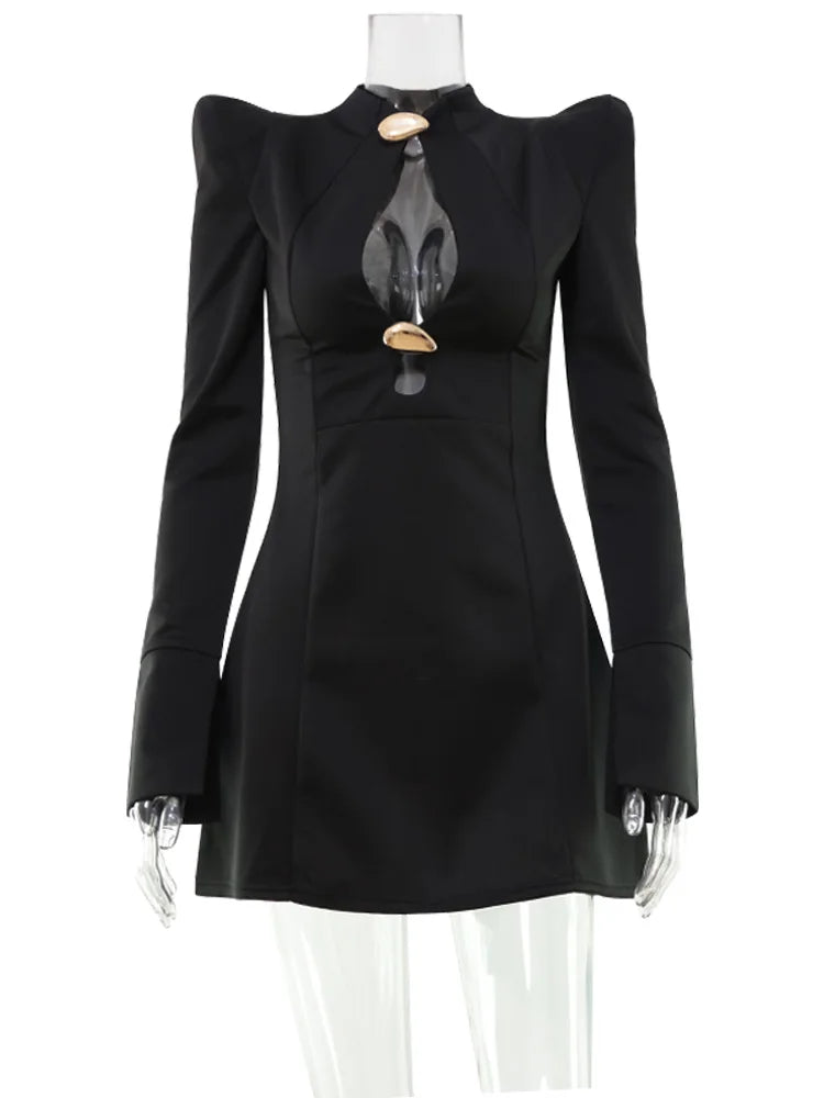The Kira Buckle Cutout Mini Dress | Lavishly Me