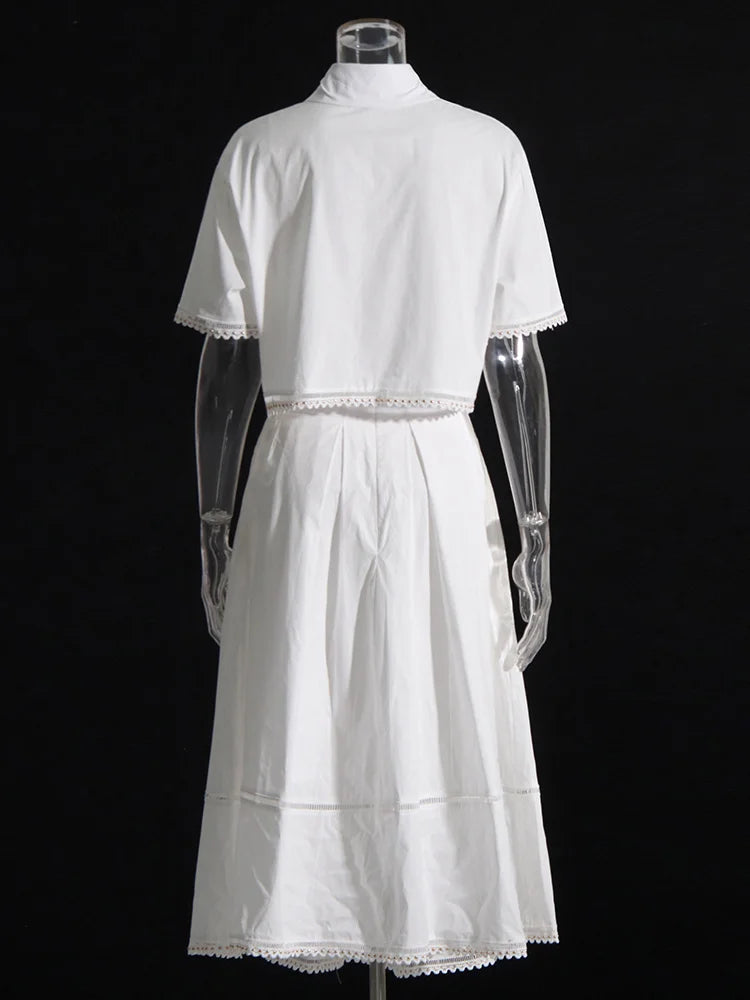 The Kensington Collared Skirt Set from the Soft & Sophisticated at Lavishly Me