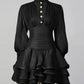 The Emerald Élan Ruffle Dress