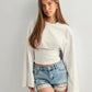 The Sienna Long-Sleeve Crop Top from the Soft & Sophisticated at Lavishly Me