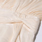 The Elodie Ruched Lantern-Sleeve Mini Dress in YELLOW | Lavishly Me