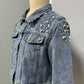 The Celeste Beaded Denim Jacket