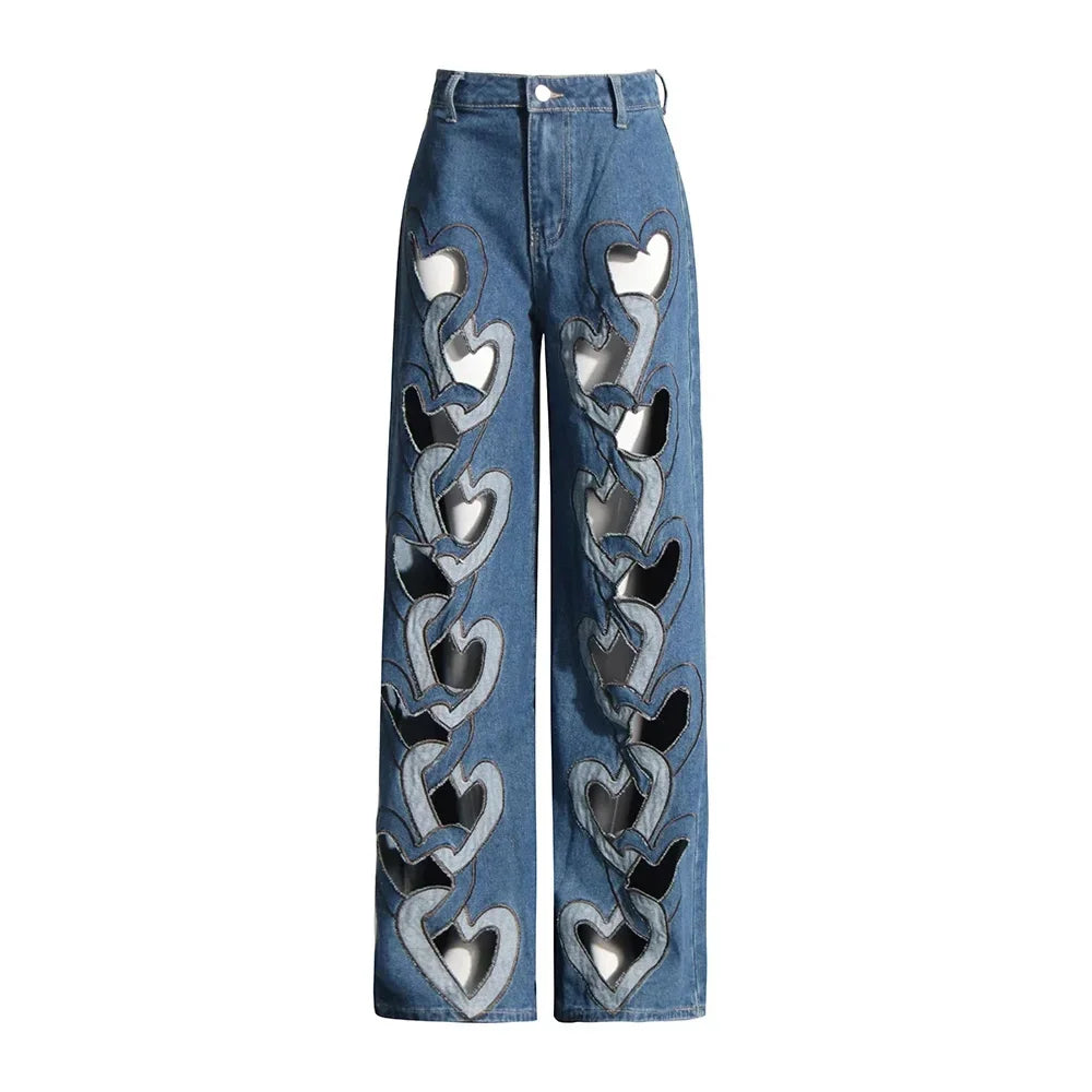 The Arielle Denim Vest & Wide-Leg Set in BLUEPANT | Lavishly Me