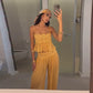 The Amara Lace Wide-Leg Pant Set from the Everyday Luxe at Lavishly Me