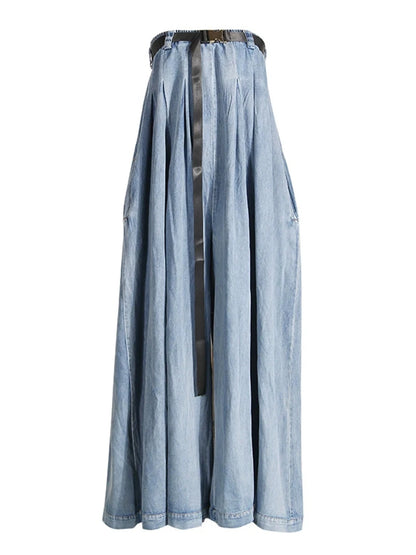 The Sienna Strapless Pockets Wide-Leg Jumpsuit