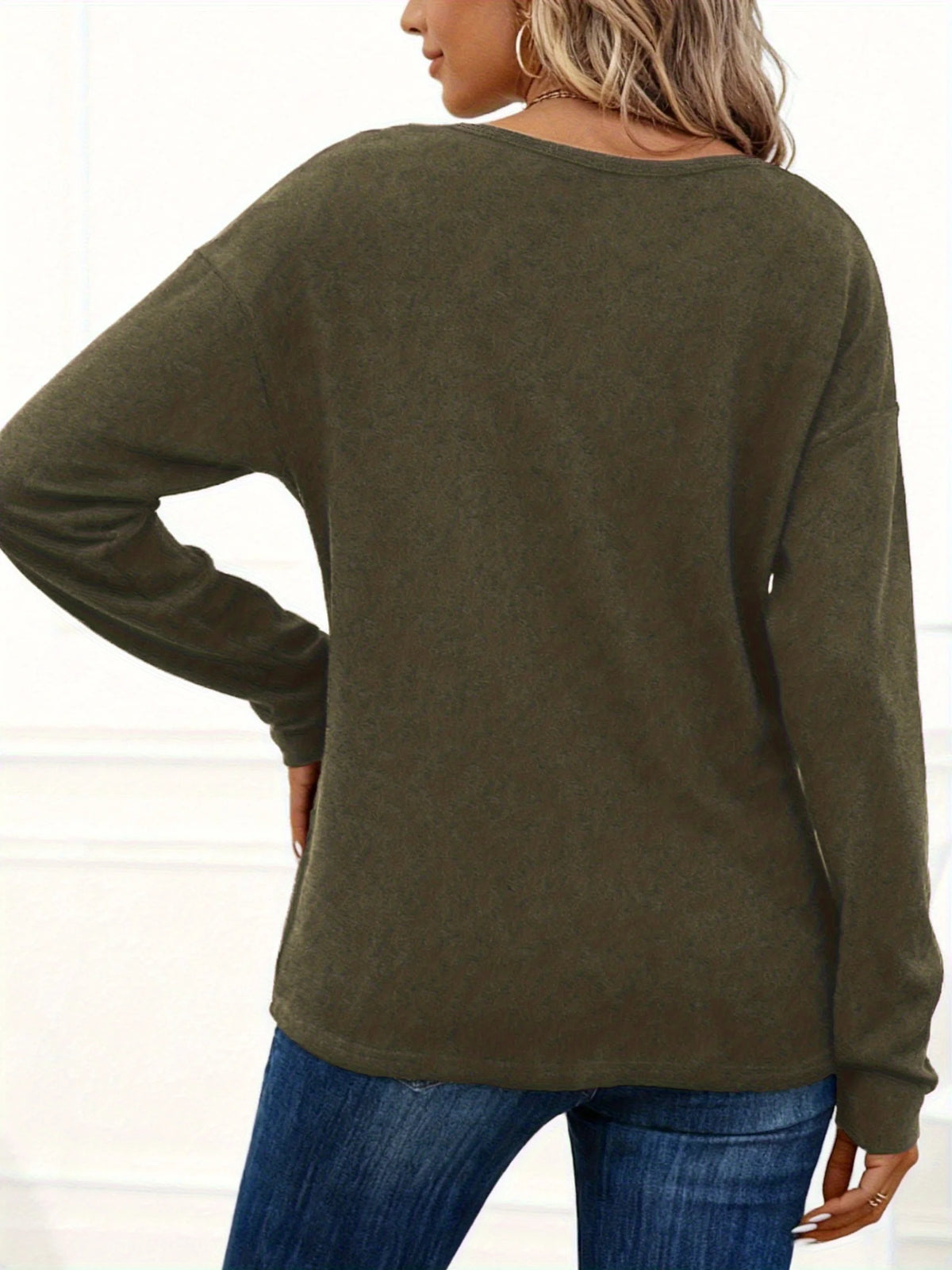 The Cyra Knit Curve Sweater in T118A | Lavishly Me
