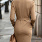 The Kensington Belted Blazer Midi Dress from the Boss Energy at Lavishly Me
