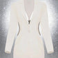 The Celestial Beaded Backless Blazer