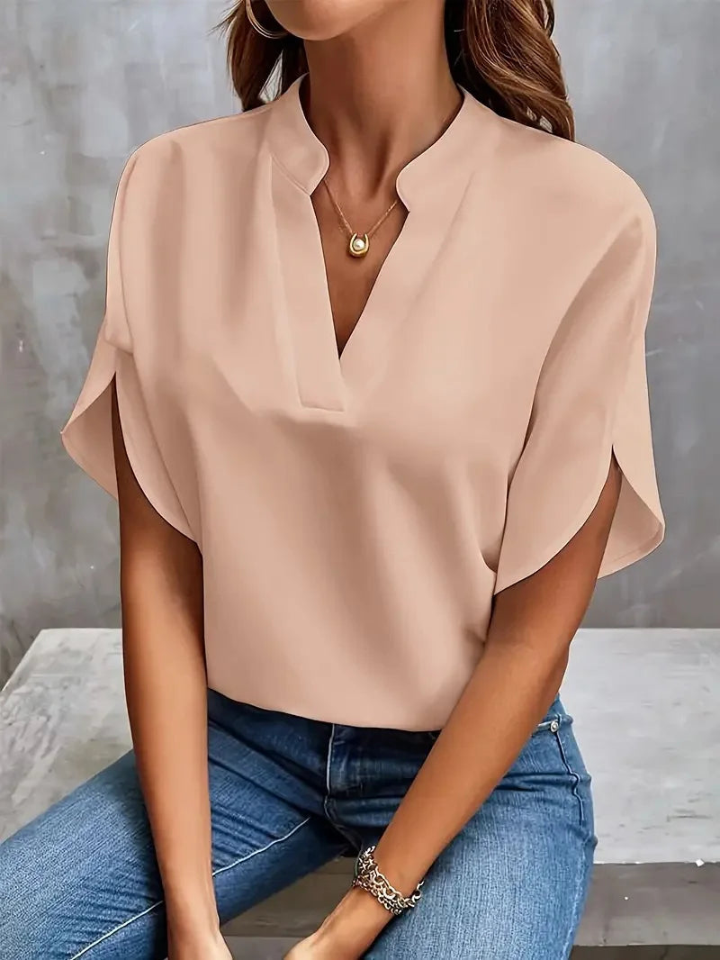 The Camille V-Neck Blouse