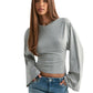 The Sienna Long-Sleeve Crop Top from the Soft & Sophisticated at Lavishly Me
