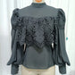 The Nerissa Lace Ruffle Blouse | Lavishly Me
