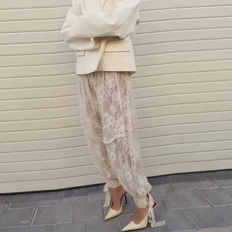 The Chantilly Lace Wide-Leg Pants