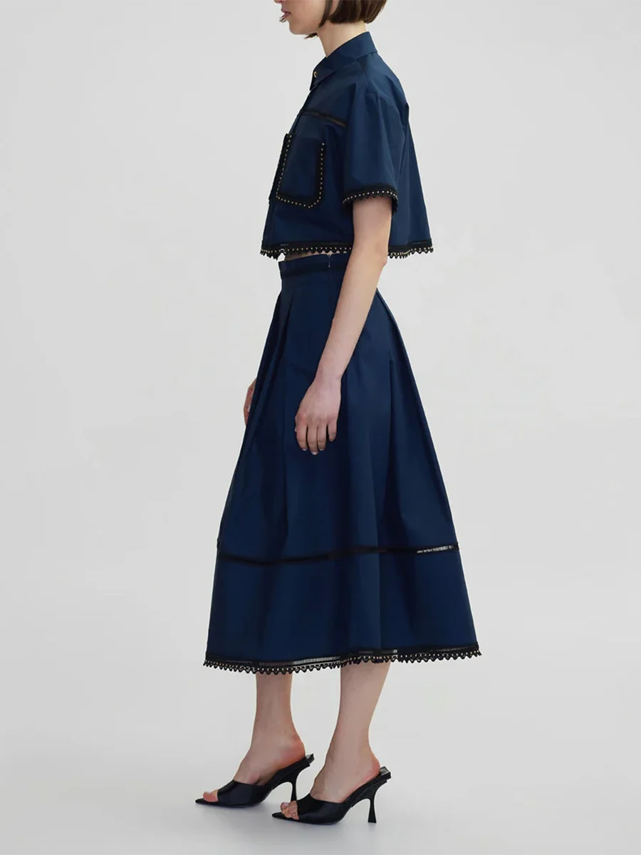 The Kensington Collared Skirt Set from the Soft & Sophisticated at Lavishly Me