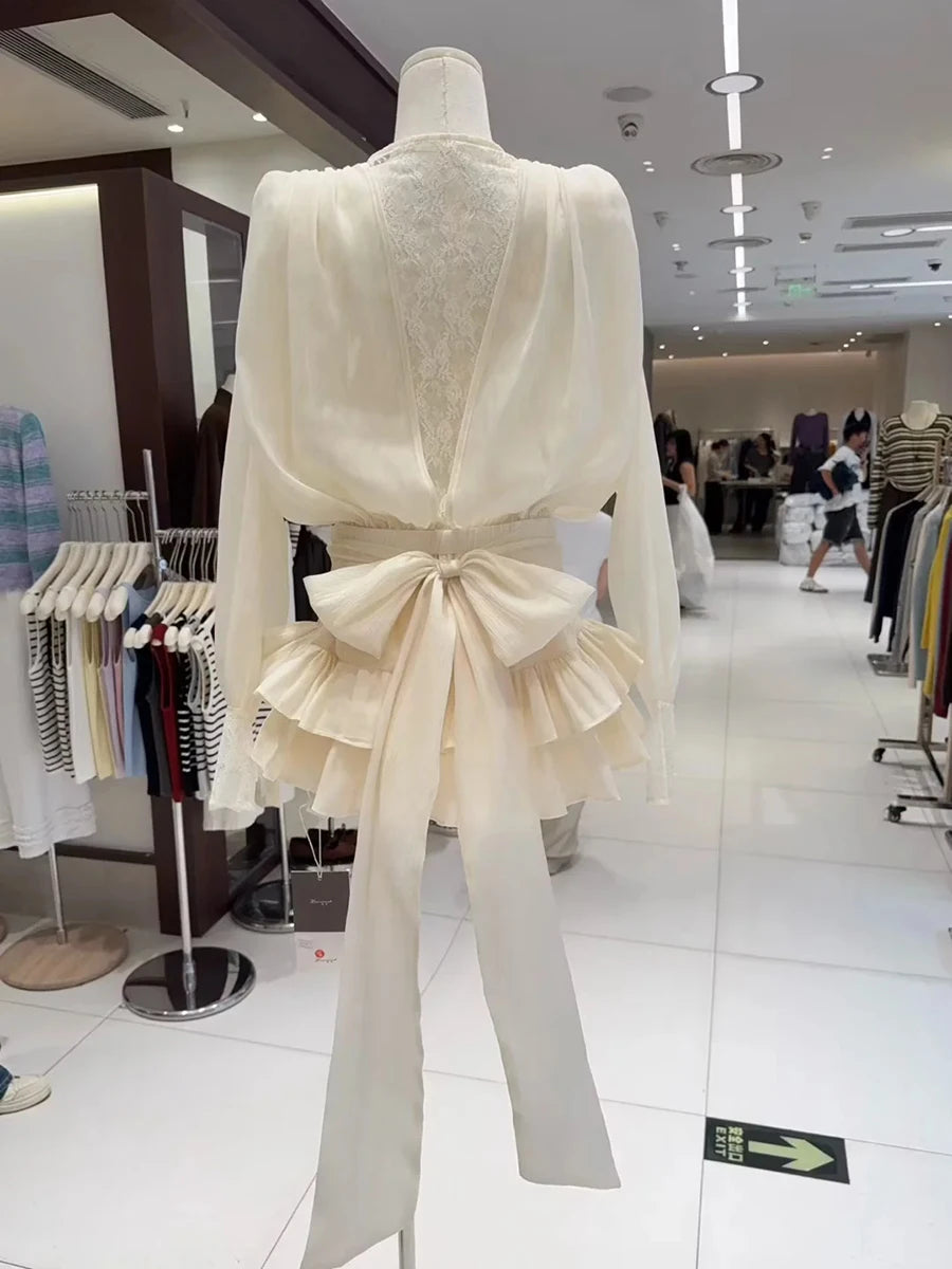 The Rosaline Lace Mini Dress