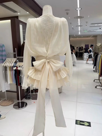 The Rosaline Lace Mini Dress