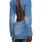 The Colette Beaded Patchwork Jacket in BLUE | Lavishly Me