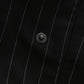 The Obsidian Pinstripe Lace-Up Dress