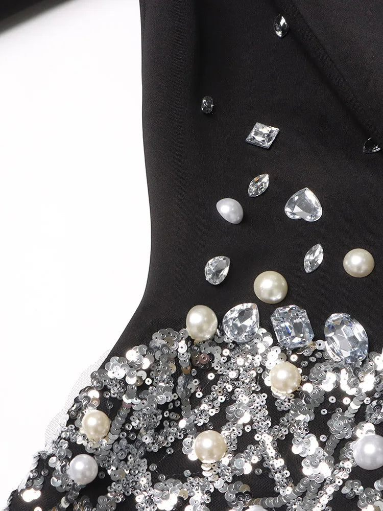The Constellation Pearl Sequin Dress