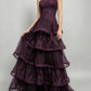 The Alessandra Lace Ruffle Maxi Dress from the Soft & Sophisticated at Lavishly Me