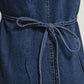 The Milano Denim Midi Dress