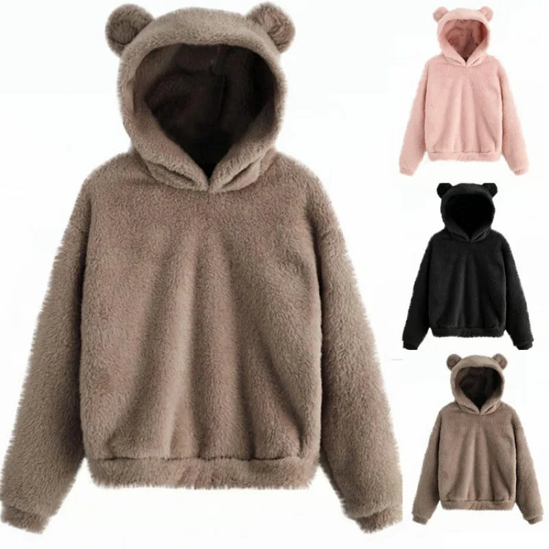 The Amélie Plush Ear Hoodie from the Everyday Luxe at Lavishly Me