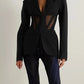 The Nocturne Mesh Blazer