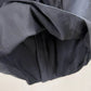 Black Satin Strapless Corset Top with 3D Petal Accent