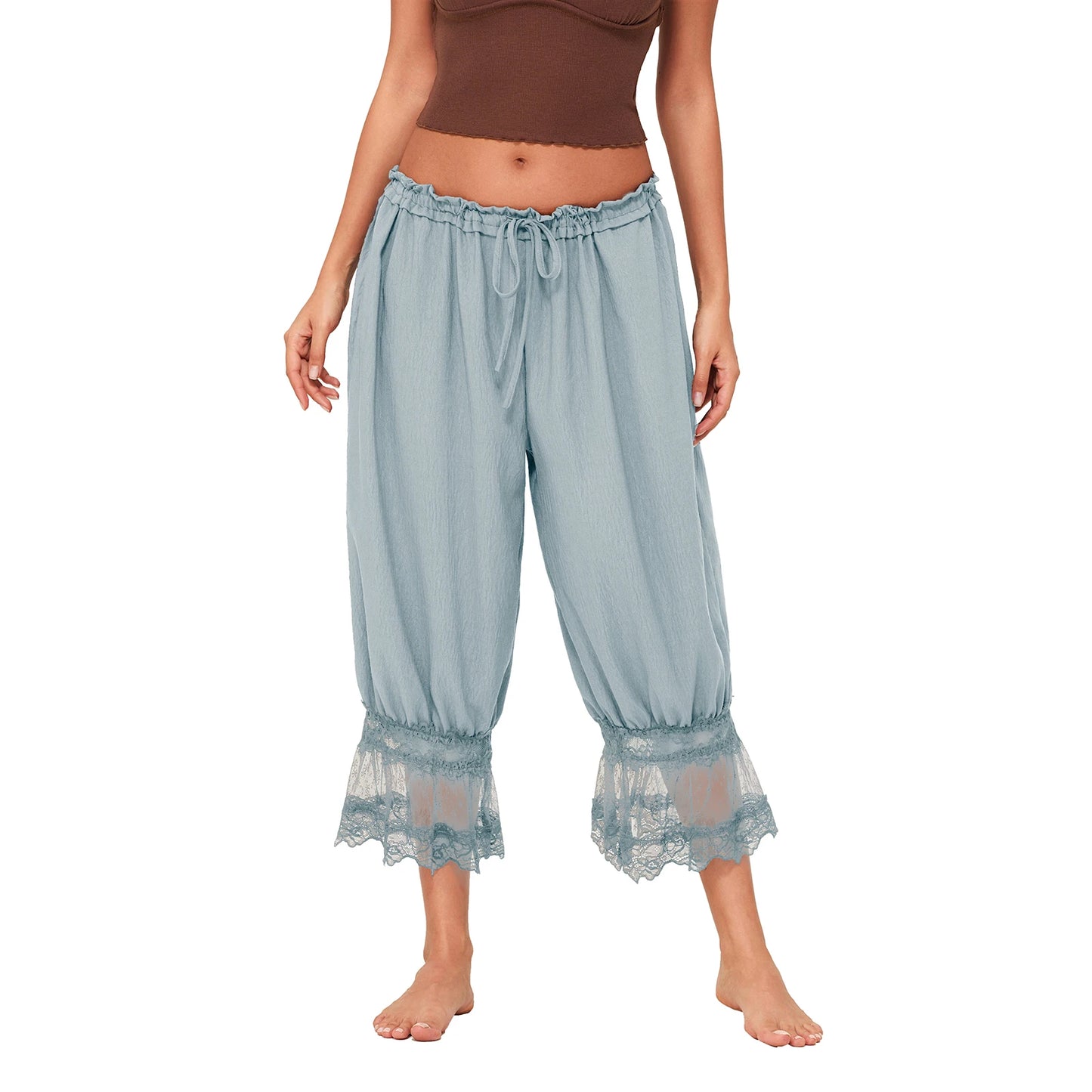 The Boheme Lace Lantern Pants