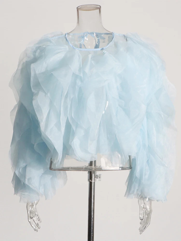 The Lyon Sculpted Sleeve Blouse from the Soft & Sophisticated at Lavishly Me