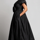 The Priya O-Neck Pockets Midi Dress