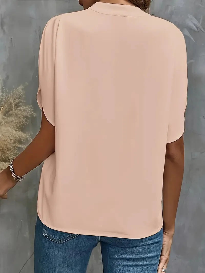 The Camille V-Neck Blouse