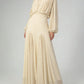 The Aurelia Draped Midi Dress from the Soft & Sophisticated at Lavishly Me