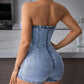 The Riviera Twist Denim Dress