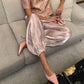 The Rosé Pleated Balloon Trousers
