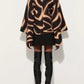 The Blaire Geometric Cape Jacket in PRINT | Lavishly Me
