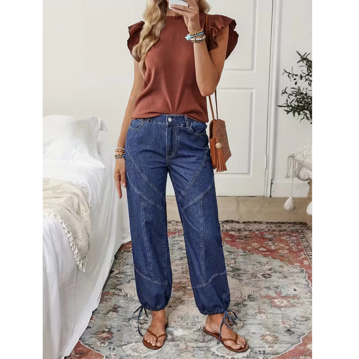 The Sylvie Denim Curve Pants in 4XL | Lavishly Me