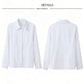 The Noelle Button Broadcloth Statement Blouse