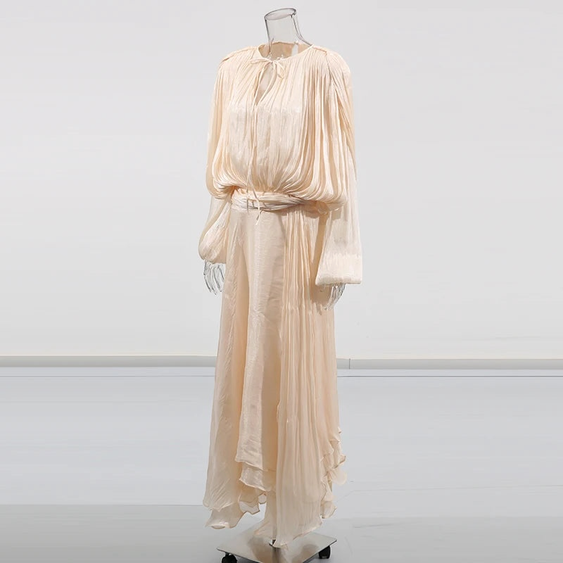 The Elara Folded Corset Dress