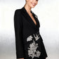 The Aurelia Beaded Longline Blazer