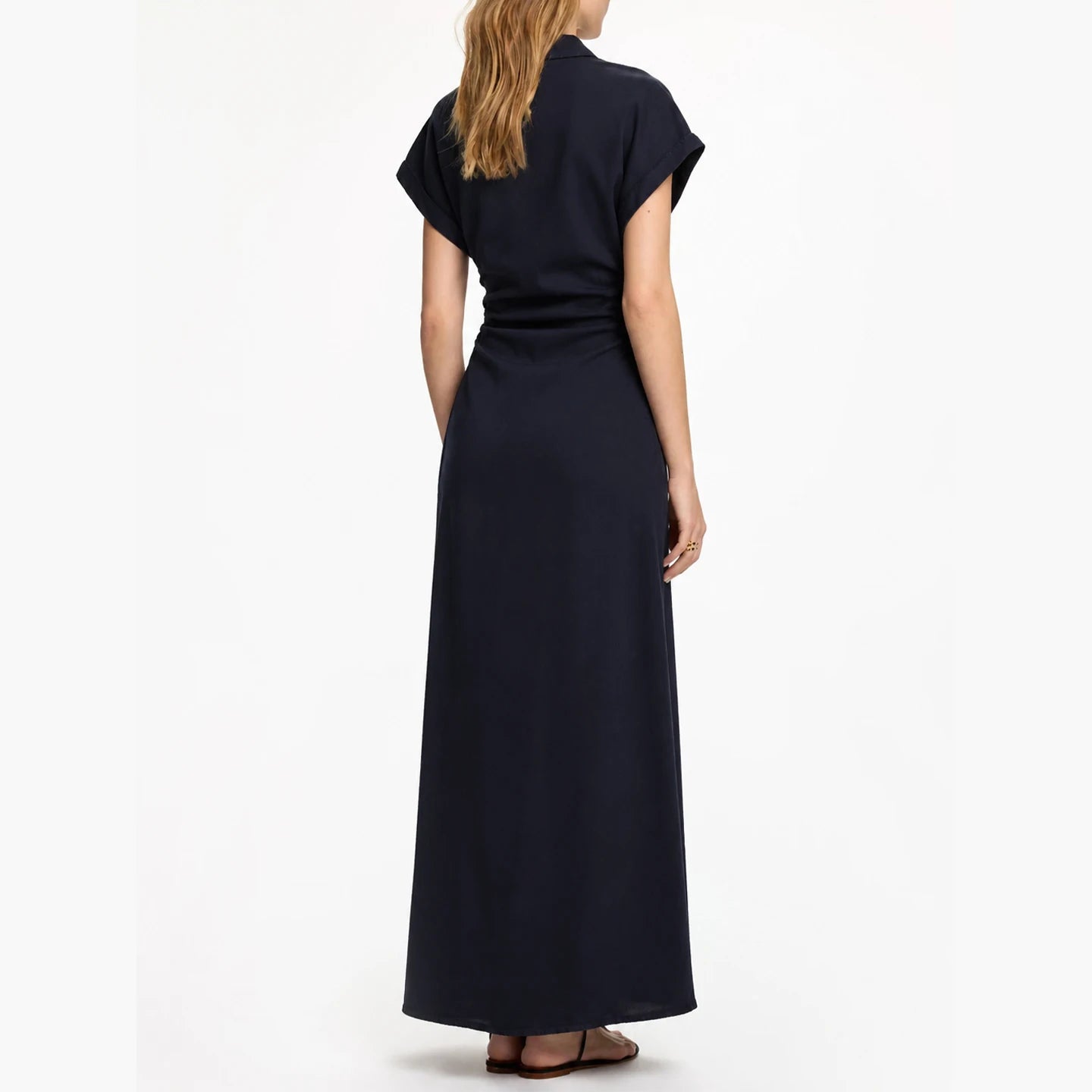 The Monroe Embroidered Denim Midi Dress from the Boss Energy at Lavishly Me