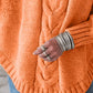 The Yasmin Knit Curve Sweater in Light Coffee | Lavishly Me