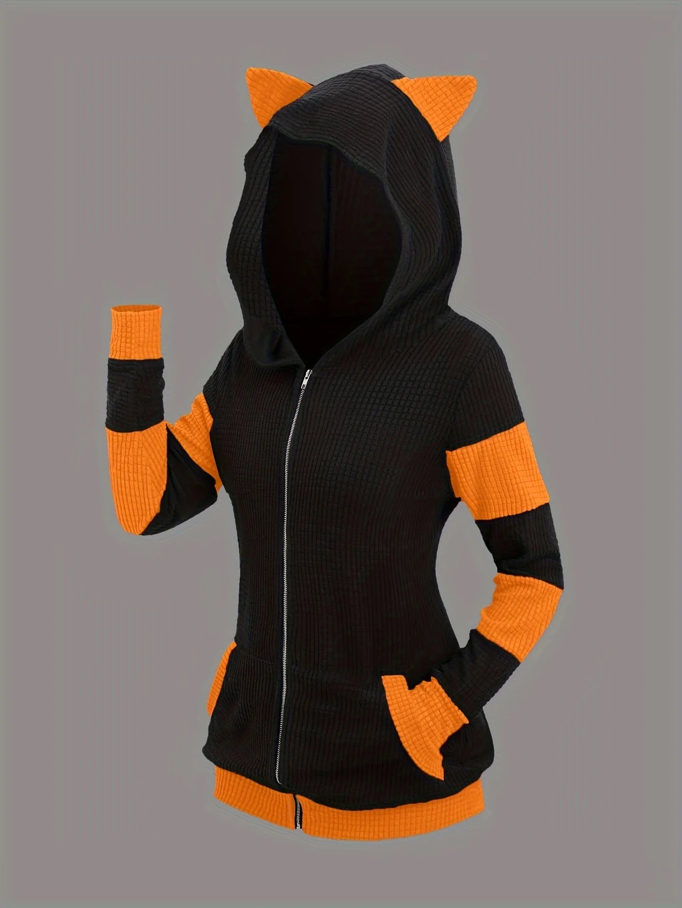 The Aspen Colorblock Ear Hoodie from the Everyday Luxe at Lavishly Me