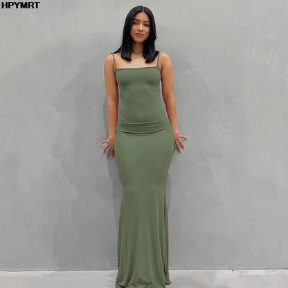 The Rosé Satin Slip Gown