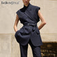 The Savoy Belted Longline Vest from the Boss Energy at Lavishly Me
