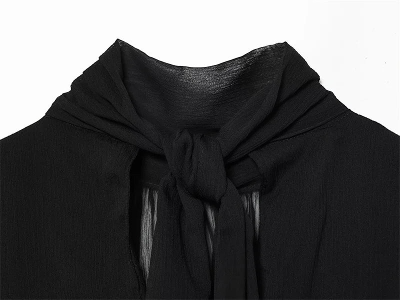 The Noir Pleated Sleeveless Top | Lavishly Me