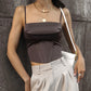 The Valencia Lace-Up Crop Top